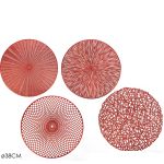 Χριστουγεννιάτικο Σουπλά Κόκκινο 38cm Σε 4 Σχέδια