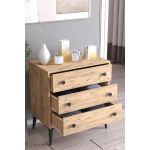 Συρταριέρα ArteLibre AMARI Δρυς Μοριοσανίδα 72x43x79cm