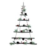 Χριστουγεννιάτικο Κρεμαστό Διακοσμητικό Με Κόκκινες Μπάλες 68cm