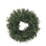 Χριστουγεννιάτικο Στεφάνι PE/PVC Με 135 Κλαδιά Φ60cm