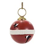 Χριστουγεννιάτικο Κρεμαστό Διακοσμητικό Καμπάνα Κόκκινο 25x35cm