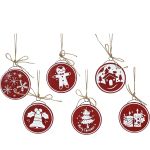 Χριστουγεννιάτικα Κρεμαστά Διακοσμητικά 14.5cm Σε 6 Σχέδια