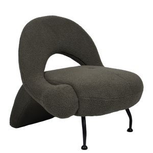 Πολυθρόνα ArteLibre PASIPHAE Πράσινο Ύφασμα/Μέταλλο/Ξύλο 80x86x80cm