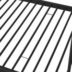 Κουκέτα ArteLibre KETCHUM Μαύρο/Καρυδί Για Στρώμα 90x190cm