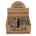 Πορτοφόλι Φελλού Σχέδιο Mandala 9x8cm Σε 4 Σχέδια