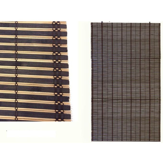 Κουρτίνα Μπαμπού Καφέ/Ξύλο 120x250cm