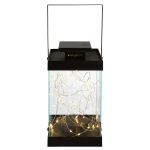 Φανάρι (LED) 'Glorie' Συνθετικό Μαύρο 13x14x30cm