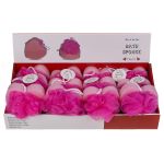 Σφουγγάρι Μπάνιου Σε Σχήμα Καρδιάς Ροζ Πλαστικό 12cm Σε 3 Σχέδια