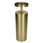 Κηροπήγιο ArteLibre Χρυσό Μέταλλο 10.5x10.5x32.5cm