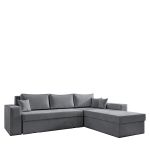 Καναπές Γωνιακός ArteLibre Αναστρέψιμος CAHABON Γκρι 250x210x79cm