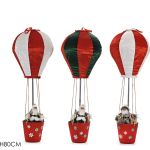 Άγιος Βασίλης Σε Αερόστατο 80cm Σε 3 Σχέδια