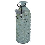 Βάζο ArteLibre Μπουκάλι Γυαλί 8.5x8.5x25cm Σε 3 Χρώματα