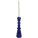 Κηροπήγιο ArteLibre Μπλε Polyresin 10x10x35cm