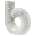 Διάτρητο Βάζο 'Poppy' Κεραμικό Λευκό 5x14x15cm