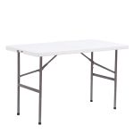 Τραπέζι Catering ArteLibre LIME Πτυσσόμενο (Βαλίτσα) Λευκό/Γκρι HDPE/Μέταλλο 120x60x74cm