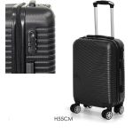 Βαλίτσα Καμπίνας Μαύρο Πολυπροπυλένιο 34.5x21x55cm