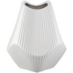 Βάζο Κεραμικό Λευκό 15Χ15Χ18εκ 15Χ15Χ18εκ