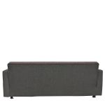 Καναπές Κρεβάτι ArteLibre AMETHYST Τριθέσιος Σκούρο Γκρι 214x78x78cm