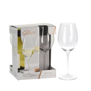 Ποτήρι Κρασιού ArteLibre 410ml Διάφανο Γυαλί Φ65x220mm Σετ 4Τμχ