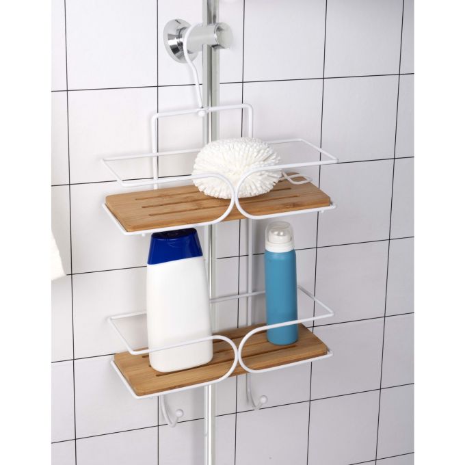 Ράφι Μπάνιου 2 Επιπέδων με Γάντζο