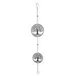 Γιρλάντα Round Tree Of Life Motif Metal Black 15X3X80Cm 15X3X80Cm