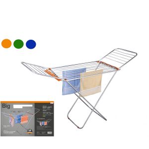 Απλώστρα Ρούχων Αλουμίνιο 175x55x110cm 18m Σε 3 Χρώματα