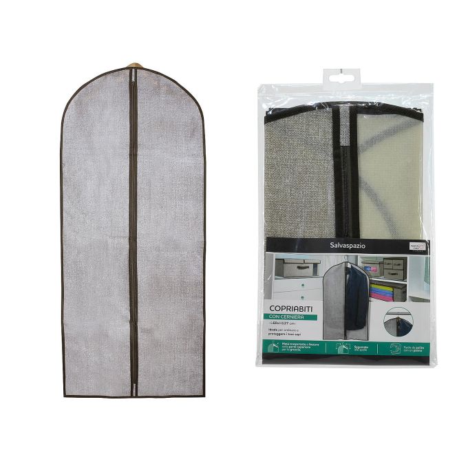 Θήκη Για Κοστούμι Με Φερμουάρ Και Παράθυρο Non Woven 60x137cm