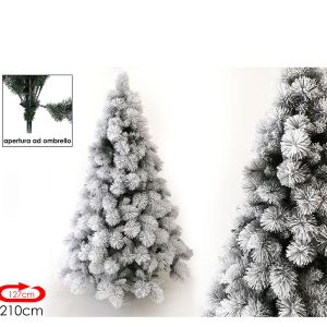 Χριστουγεννιάτικο Δέντρο Monte Rosa Με Χιονισμένα Κλαδιά 210cm