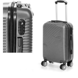 Βαλίτσα Καμπίνας Γκρι Π34.5xΒ21xΥ55cm