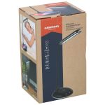 Λάμπα Γραφείου LED Και Ασύρματος Φορτιστής USB Μαύρο Πλαστικό GRUNDIG