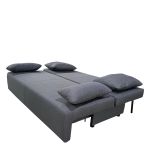 Καναπές Κρεβάτι Τριθέσιος ArteLibre URBAN LOUNGE 3S Σκούρο Γκρι Ύφασμα 194x93x72cm