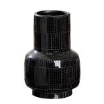 Βάζο Λαιμού Κεραμικό Μαύρο D16X24Cm D16X24Cm