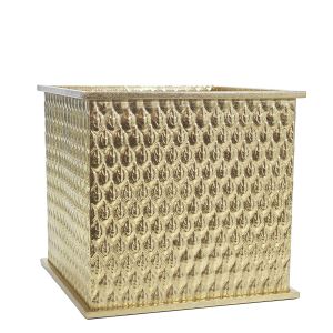 Χριστουγεννιάτικη Γλάστρα Χρυσό 33x33x31cm