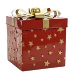 Χριστουγεννιάτικο Κουτί Δώρου Κόκκινο 26cm