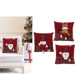Χριστουγεννιάτικο Μαξιλάρι Με Χαρακτήρες 42x42cm Σε 3 Σχέδια