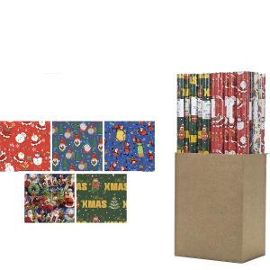 Χριστουγεννιάτικο Ρολό Χαρτί Περιτυλίγματος 70x200cm Σε 6 Σχέδια