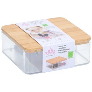 Κουτί Αποθήκευσης με Καθρέφτη Μπαμπού