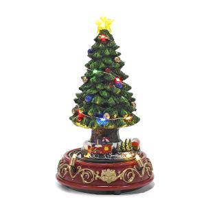 Χριστουγεννιάτικο Δέντρο Με Φως, Μουσική Και Κίνηση 29cm