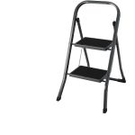 Σκαμπό EasyClimb Ατσάλι Μαύρο/Ασημί 46.5x54x81cm 2Τμχ