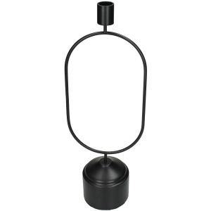 Κηροπήγιο ArteLibre Μαύρο Μέταλλο 13x8.5x36cm
