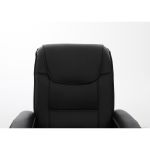 Πολυθρόνα Ανακλινόμενη ArteLibre CELAENO Μαύρο PU 80x96x97cm