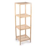 Ράφι Μπάνιου 4 Επιπέδων Μπαμπού ALPINA