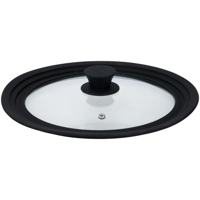 Καπάκι Κατσαρόλας Γυάλινο Με Σιλικόνη 28cm ALPINA