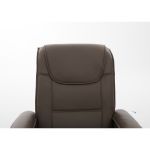 Πολυθρόνα Ανακλινόμενη ArteLibre CELAENO Καφέ PU 80x96x97cm