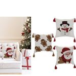 Χριστουγεννιάτικο Μαξιλάρι 40x40x10cm Σε 3 Σχέδια