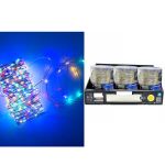 1000 MicroLED Εσωτ. & Εξωτ. Χώρου Με 8 Προγράμματα Και Μετασχηματιστή Πολύχρωμο Φως Διάφανο Καλώδιο Μη Επεκτεινόμενο IP4