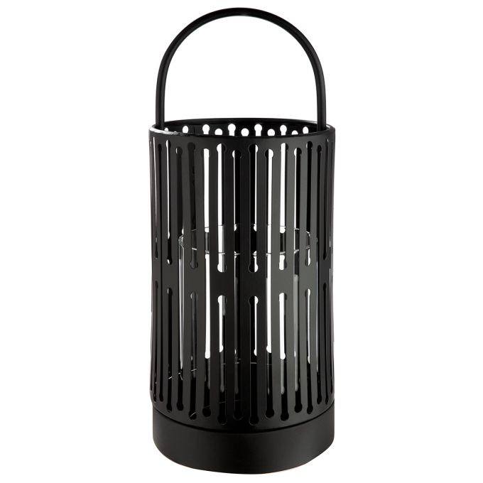 Φανάρι Κυλινδρικό Μεταλλικό Μαύρο D15X39Cm D15X39Cm