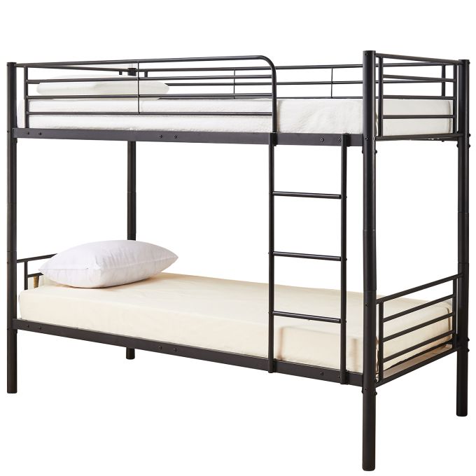 Κουκέτα ArteLibre ELKHORN Μαύρο Για Στρώμα 90x190cm