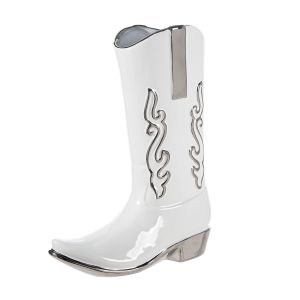 Βάζο Μποτάκια Κεραμικά Λευκά 22X8X30Cm 22X8X30Cm