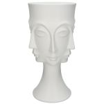 Βάζο ArteLibre Λευκό Κεραμικό 17.4x16x33cm